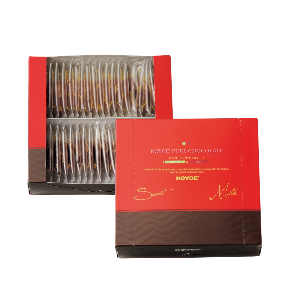 ROYCE' Pure Chocolate - Sweet & Milk (40pcs)