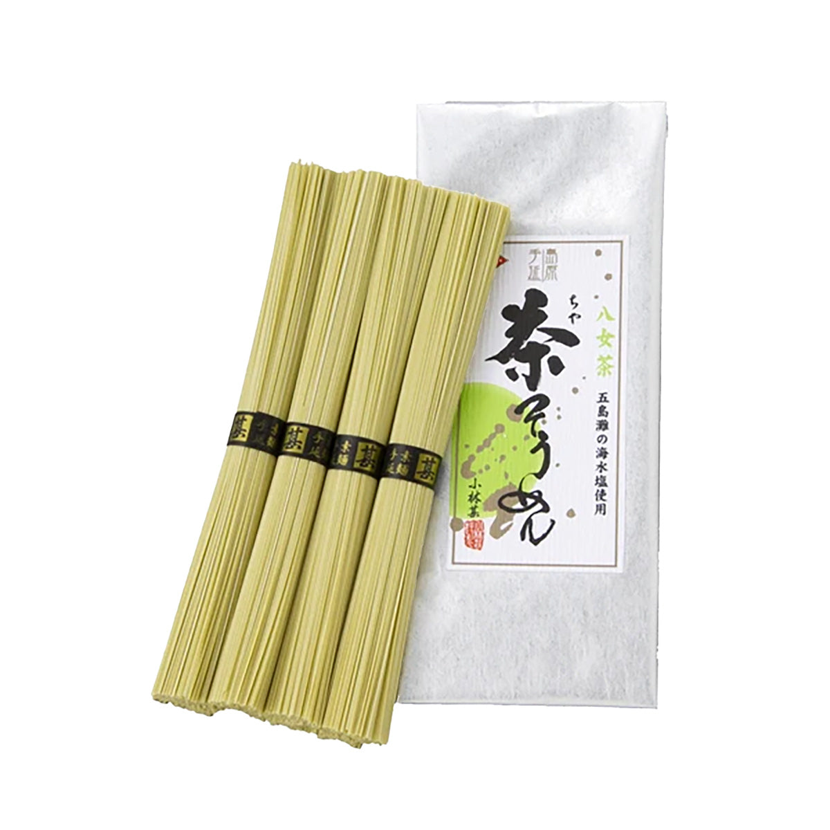 KOBAYASHIJIN Hand‑Pulled Yamecha Green Tea Soumen (200g)