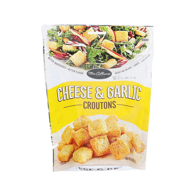 Mrs. Cubbison's Cheese & Garlic Croutons, 141g - Crunchy, Gourmet Snack