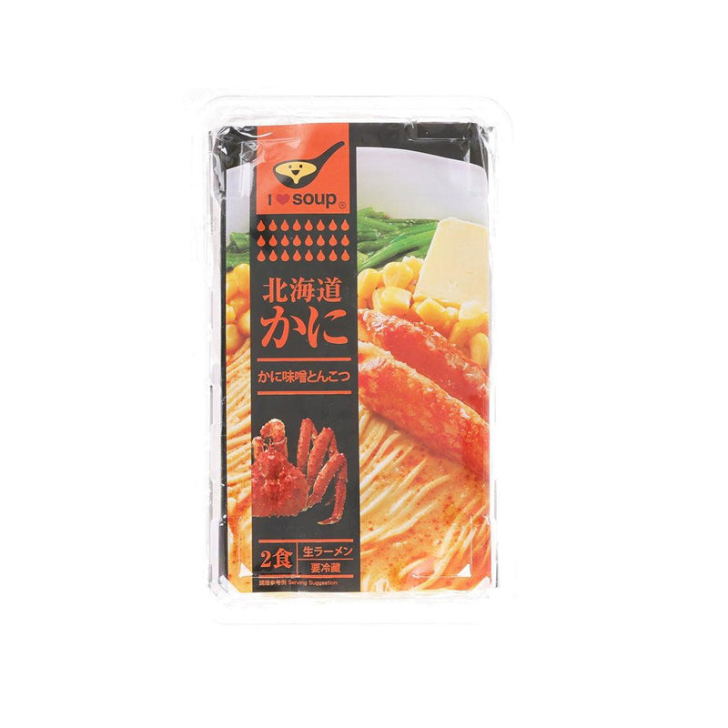 NAMTIEN SEIMEN Crab & Miso Flavour Porkbone Soup Ramen Noodles  (2 x 198g)