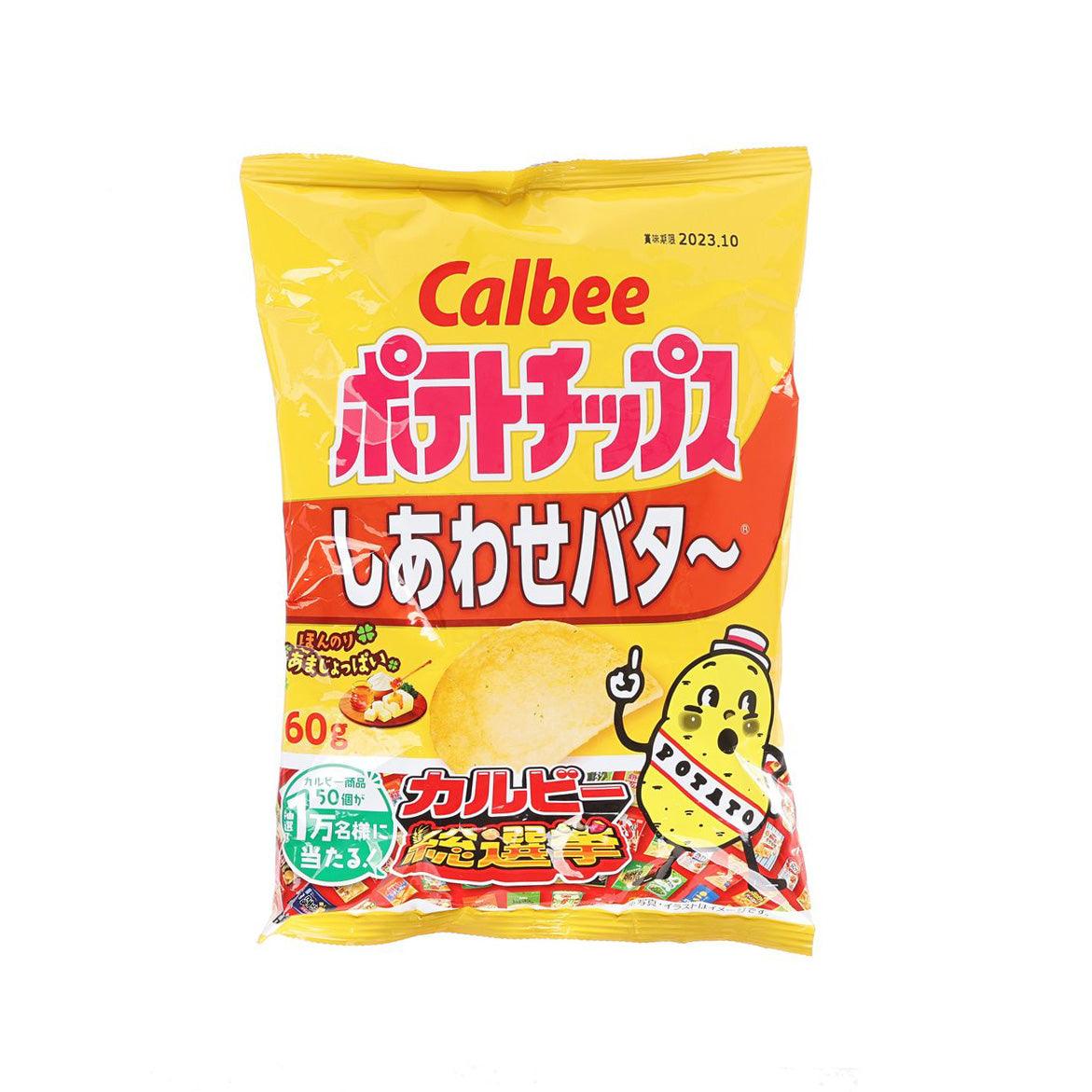 CALBEE Potato Chips - Shiawase Butter (55g)