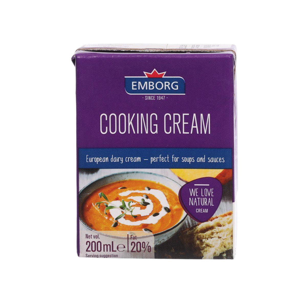 EMBORG UHT Cooking Cream 20% (200mL)