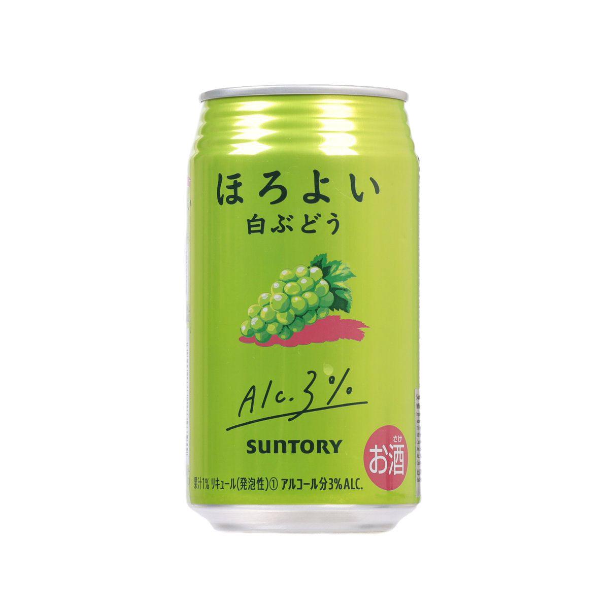 SUNTORY Horoyoi Chu-Hi - White Grape Flavor (Alc 3.0%) [Can 