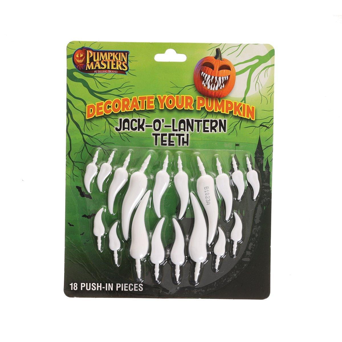 PUMPKIN MASTERS 南瓜裝飾 - 牙齒造型 (18pcs)