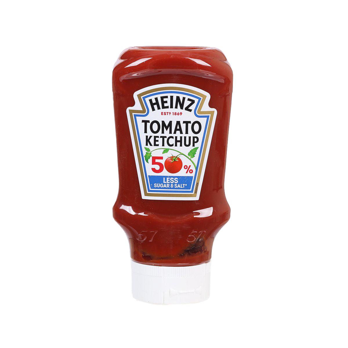 HEINZ Tomato Ketchup 50% Less Sugar & Salt, 435g