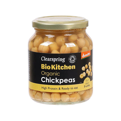 CLEARSPRING Organic Chickpeas, 350g - High Protein