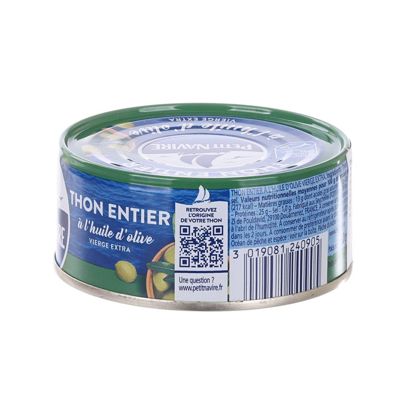 PETIT NAVIRE MSC Whole Tuna in Extra Virgin Olive Oil  (160g)