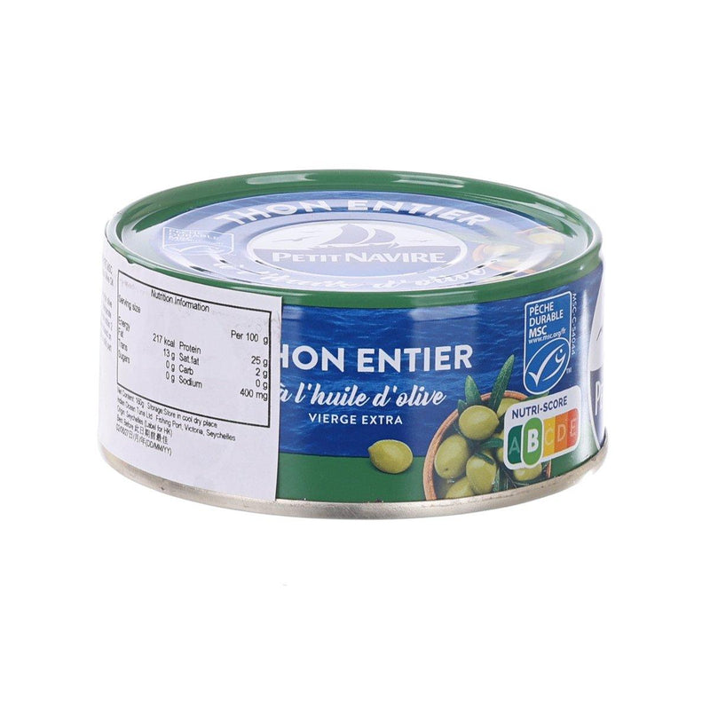 PETIT NAVIRE MSC Whole Tuna in Extra Virgin Olive Oil  (160g)