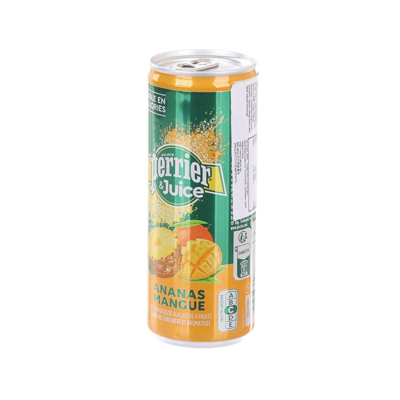 PERRIER Sparkling Mineral Water - Pineapple & Mango[Can]  (250mL)
