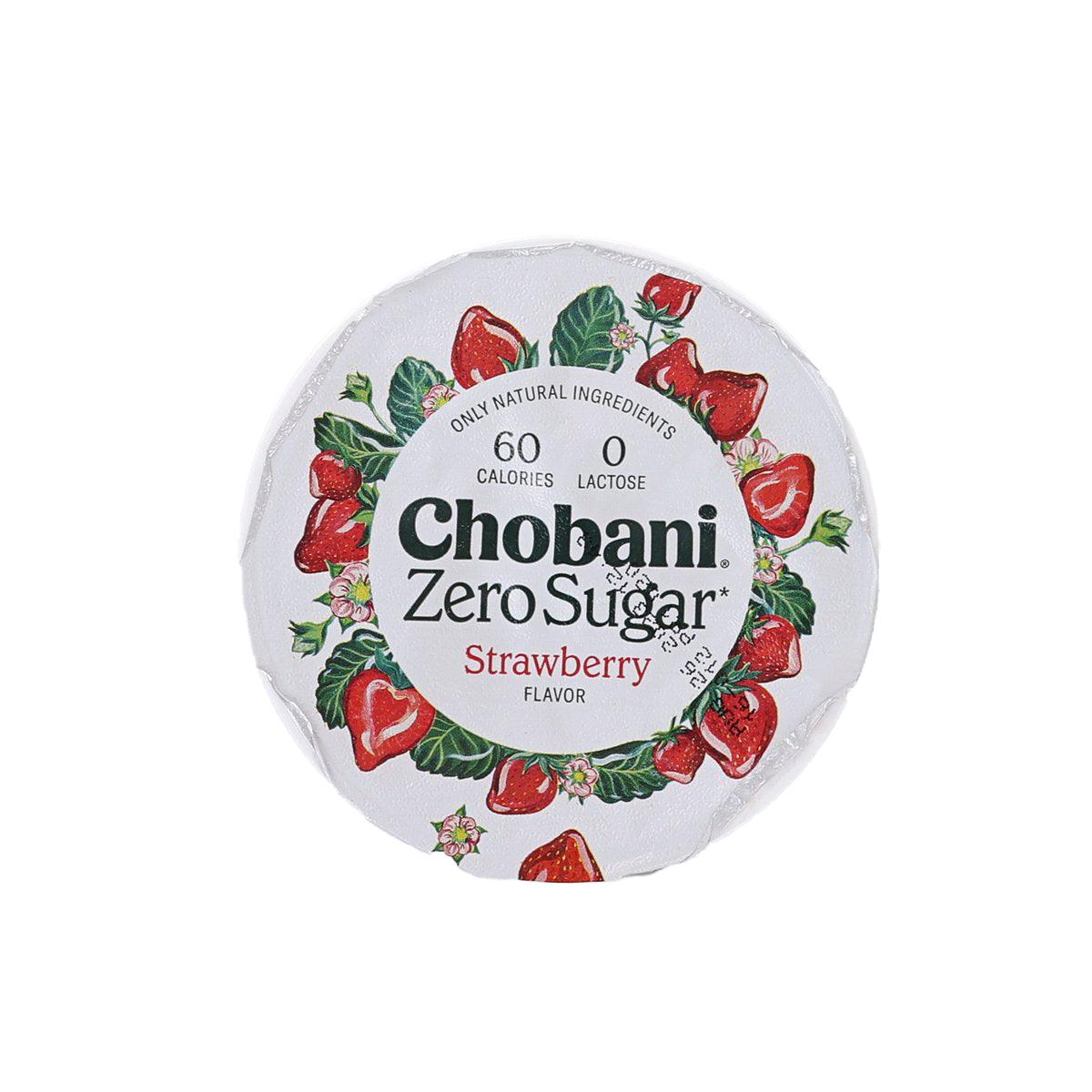 CHOBANI Zero Sugar Nonfat Greek Yogurt - Strawberry Flavor (150g)