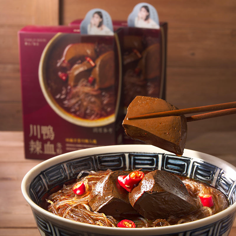 賈以食日 川辣鴨血冬粉 (525g)