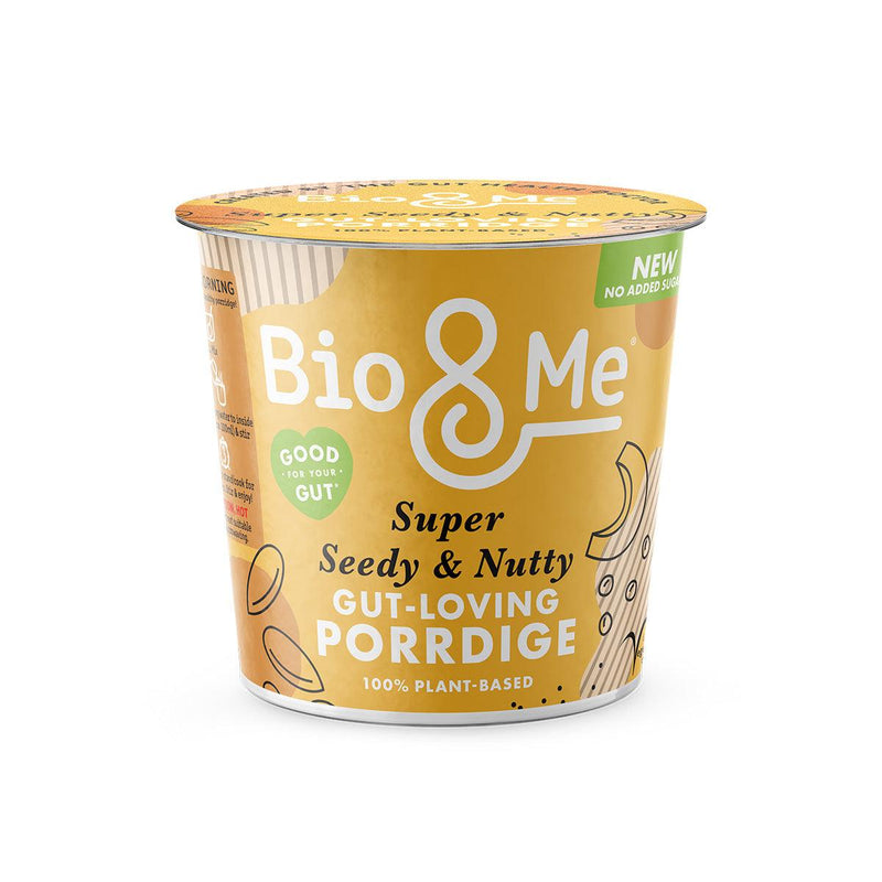 BIO & ME Super Seedy & Nutty Gut-Loving Prebiotics Porridge Pot  (58g)