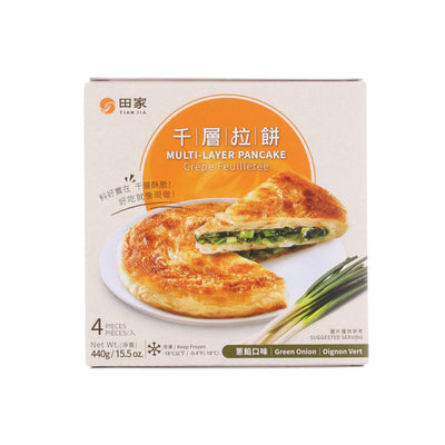 TIAN JIA Green Onion Pancake, 440g – Savory, Crispy