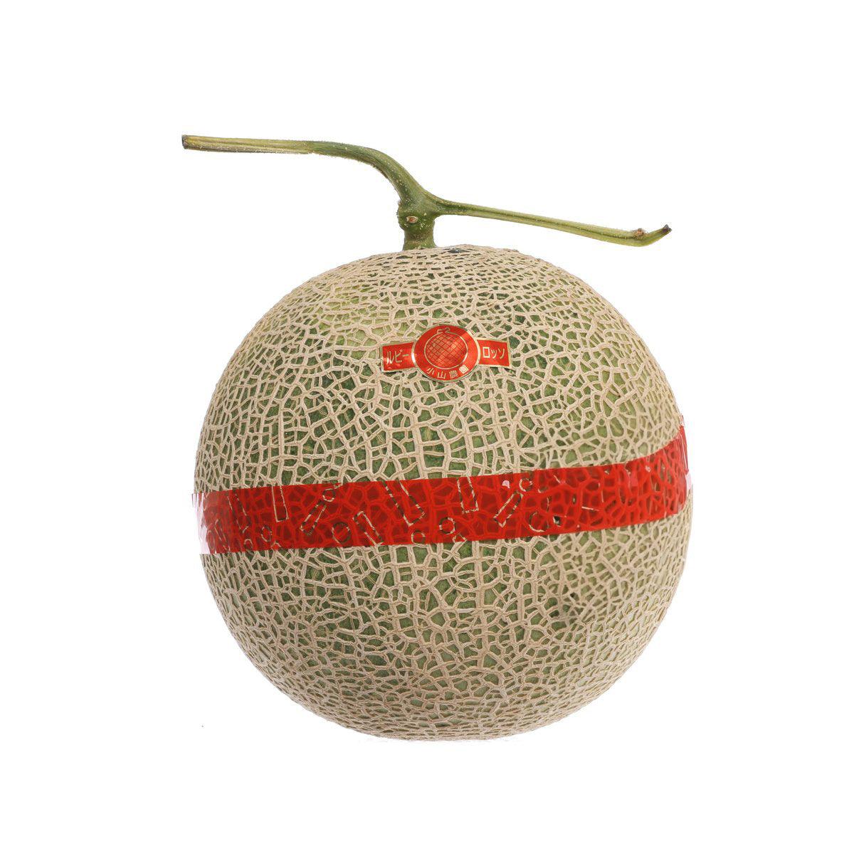 Japan Kumamoto Oyama Farm Ruby Rosso Red Meat Melon (1pc)