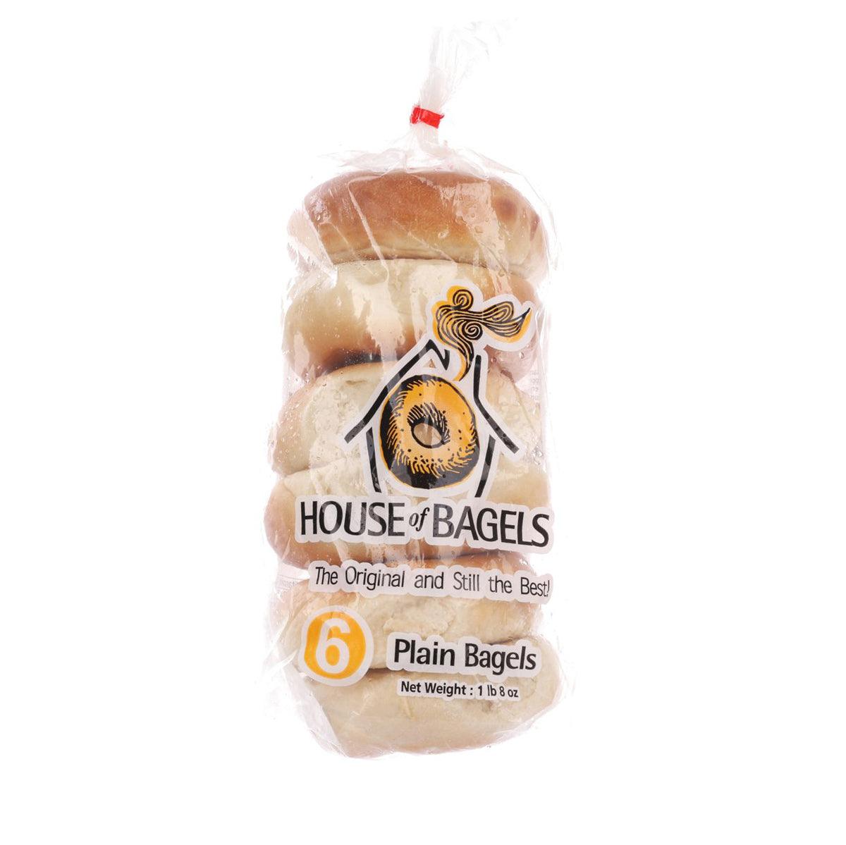 HOUSE OF BAGELS Plain Bagel, 680g – No Preservatives