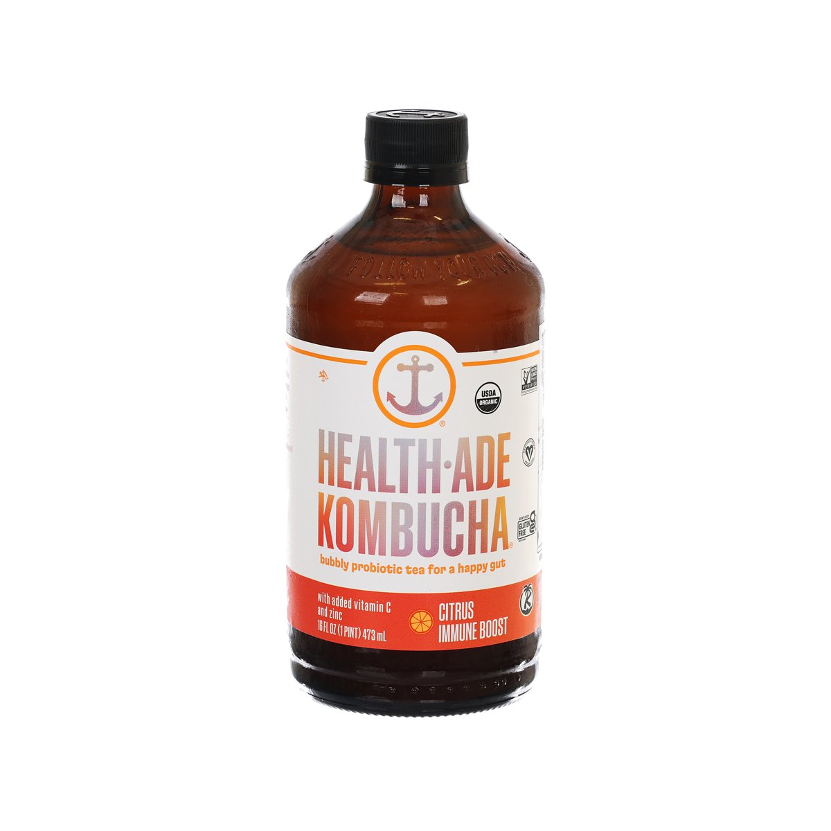 HEALTH ADE KOMBUCHA Organic Kombucha - Citrus Immune Boost (473mL)