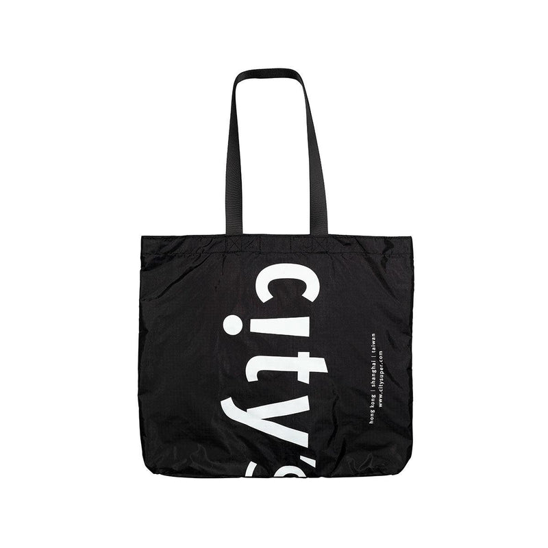 CITYSUPER Foldable Bag with 2 Inside Pocket-Black