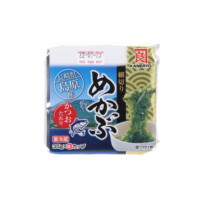 KANERYO Seasoned Nagasaki Mekabu Seaweed - Bonito Soup Stock  (118.5g)