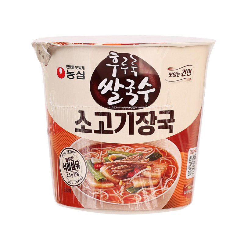 NONG SHIM Non-frying Beef Soup Rice Noodle (Cup)  (73g)
