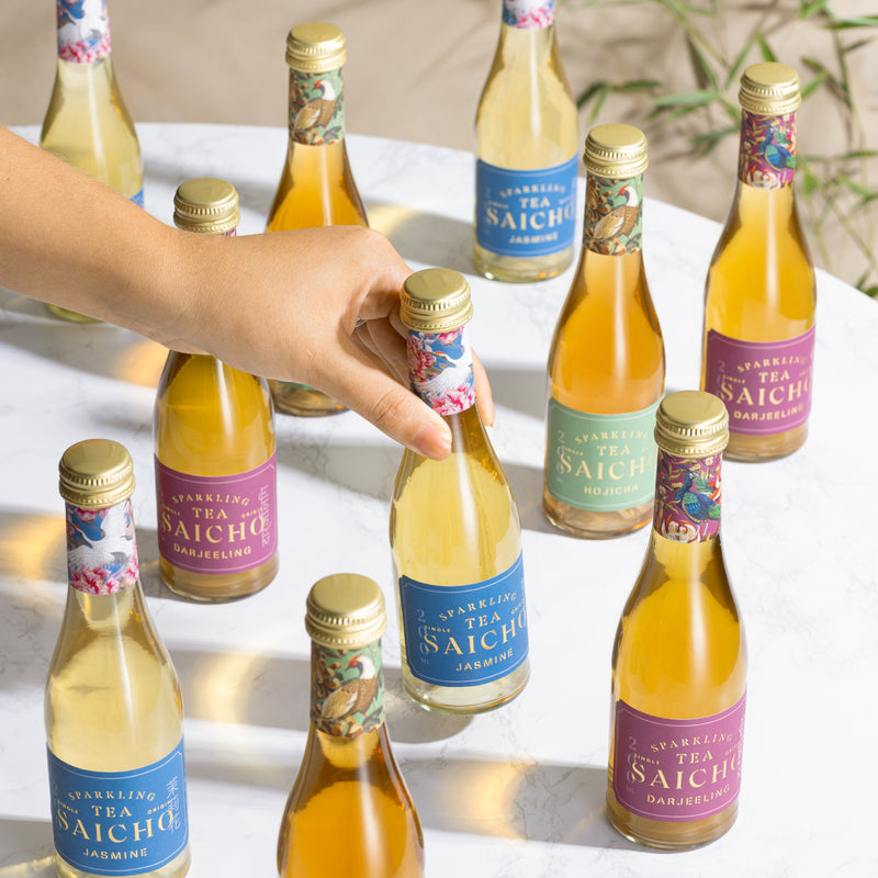 SAICHO Sparkling Tea Gift Pack - Jasmine  (750mL)