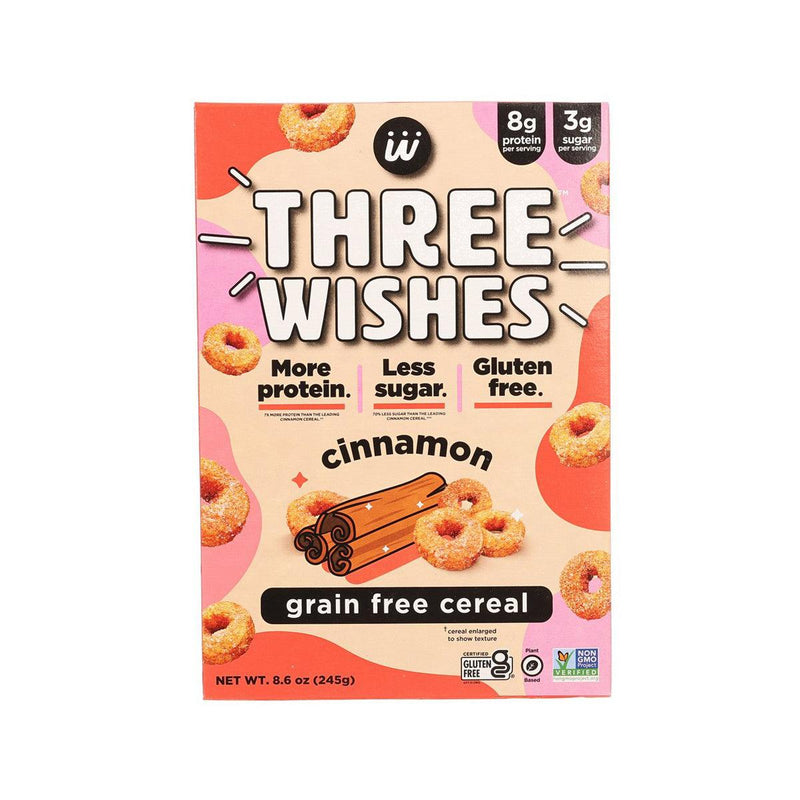 THREE WISHES Cinnamon Grain Free Cereal  (245g)