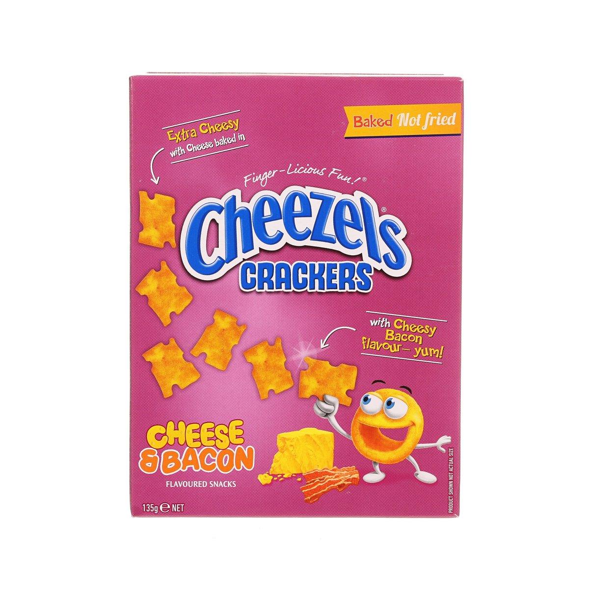 CHEEZELS Cheese & Bacon Flavoured Crackers (135g) city'super