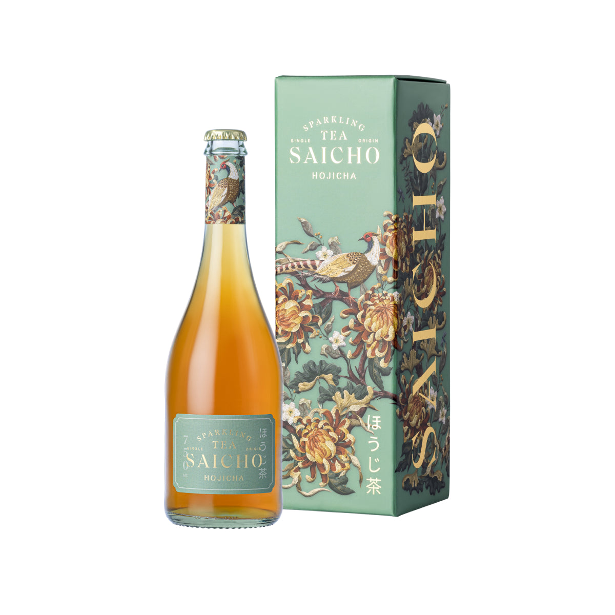 SAICHO Sparkling Tea Gift Pack - Hojicha (750mL)