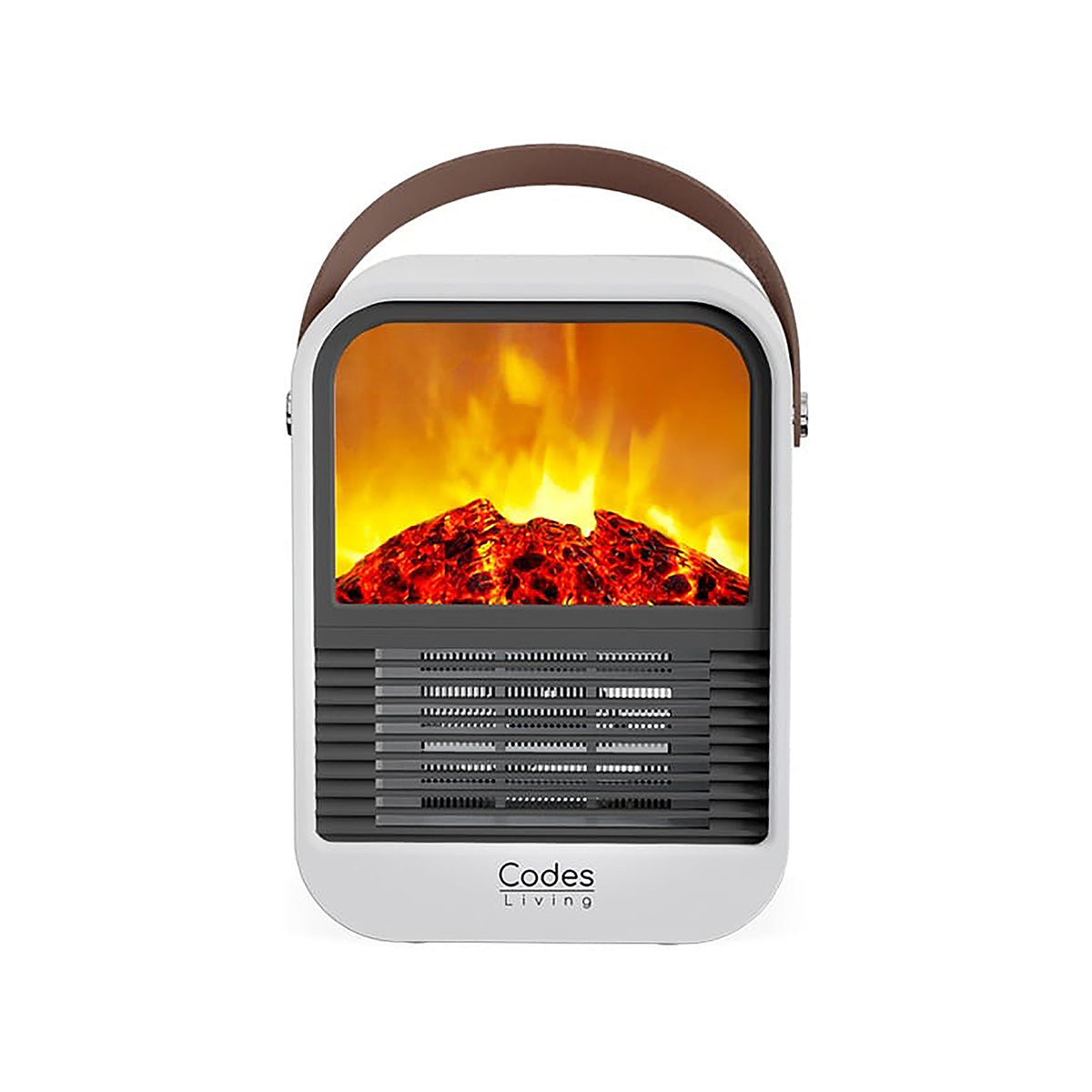 CODES LIVING Ceramic Heater with Fireplace Lamp