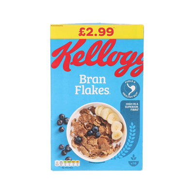 Kellogg's Bran Flakes, 500g – High Fiber Cereal