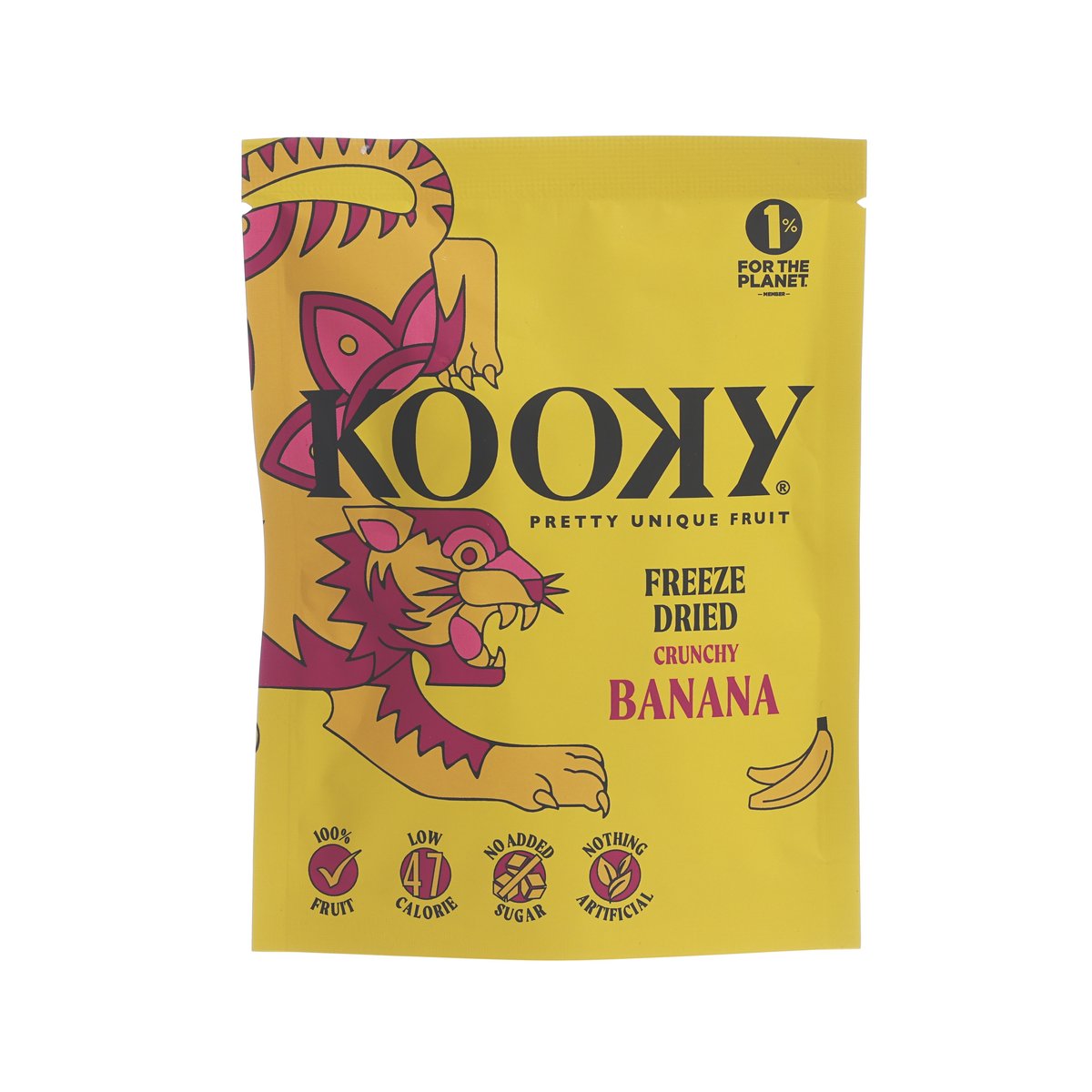 Kooky Freeze Dried Banana, 12g – Crunchy Thai Snack