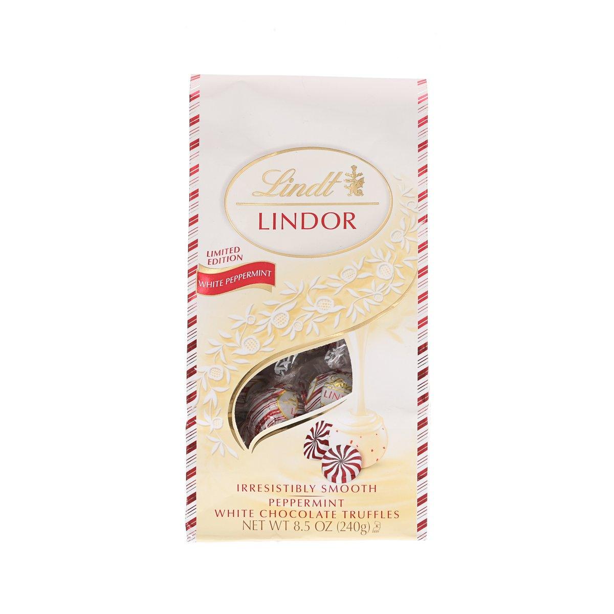 LINDT Lindor Peppermint White Chocolate Truffles (240g) city'super