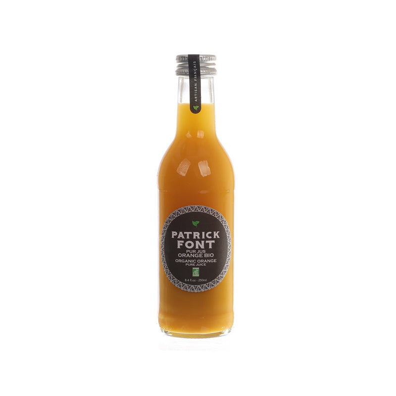PATRICK FONT Organic Orange Pure Juice [Bottle]  (250mL)