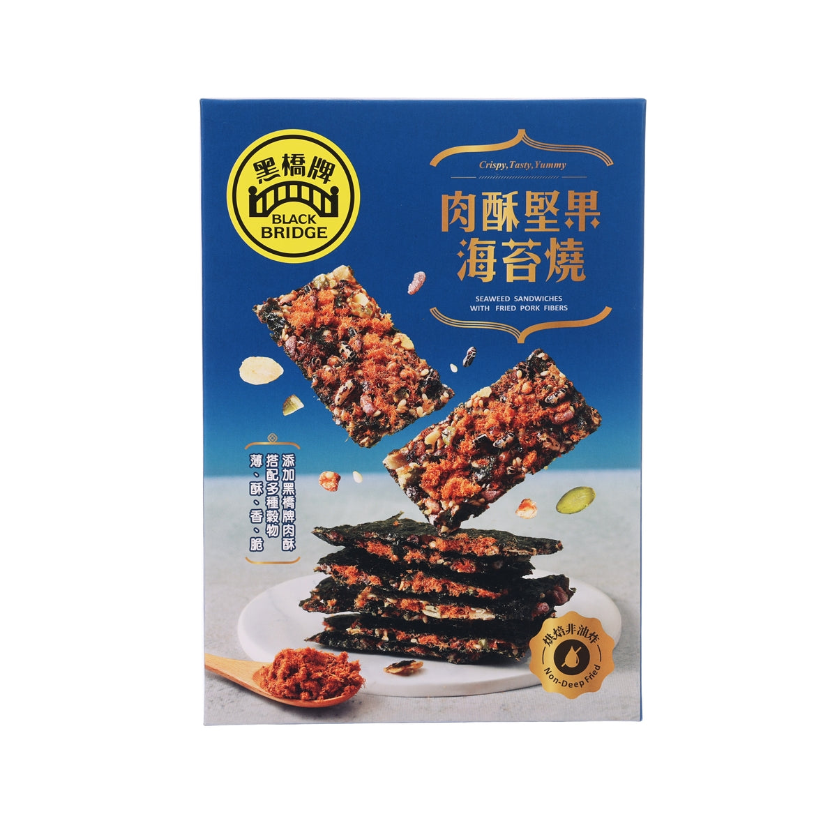 黑橋牌 肉酥堅果海苔燒 (60g)