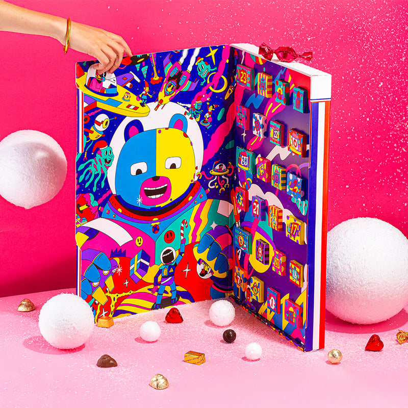 LE CHOCOLAT DES FRANCAIS 朱古力聖誕倒數月曆 - 銀河系聖誕節  (228g)