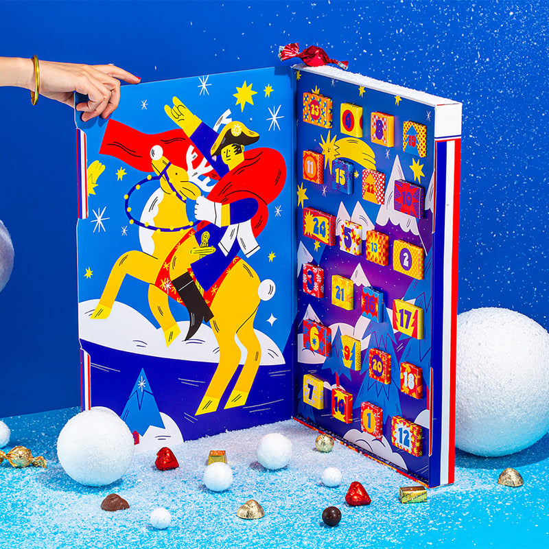 LE CHOCOLAT DES FRANCAIS 朱古力聖誕倒數月曆 - 法式聖誕節  (228g)