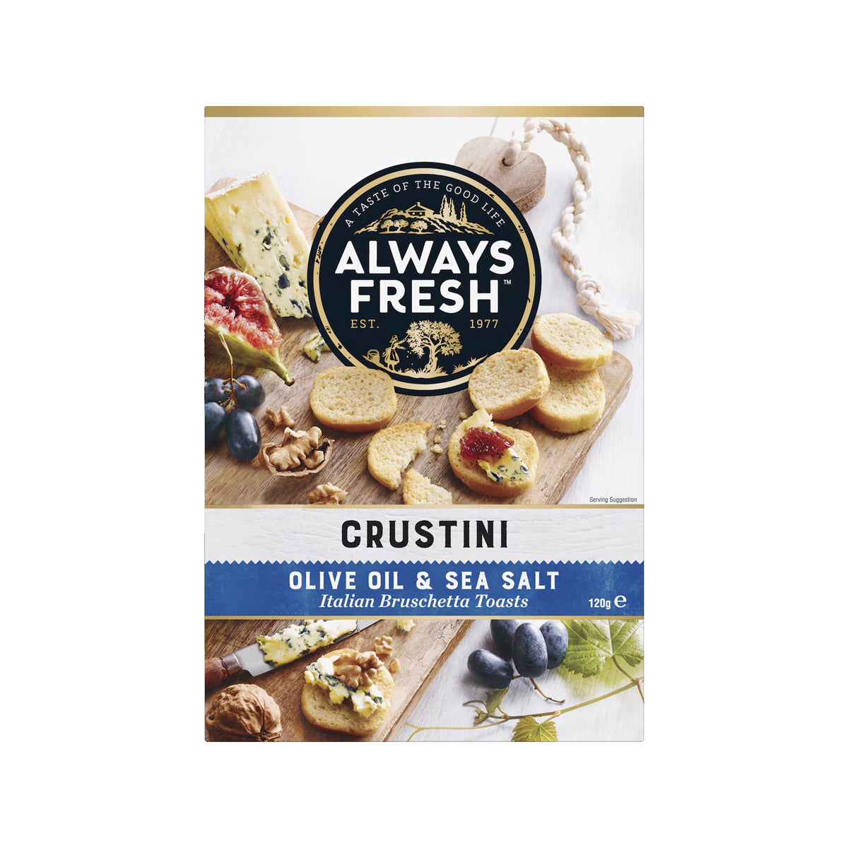 ALWAYS FRESH Crustini - Olive Oil & Sea Salt (120g)