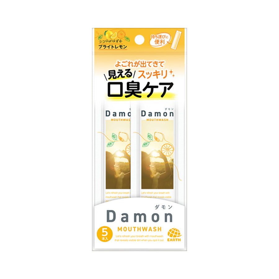 EARTH Damon Mouthwash - Bright Lemon (5 x 12mL)