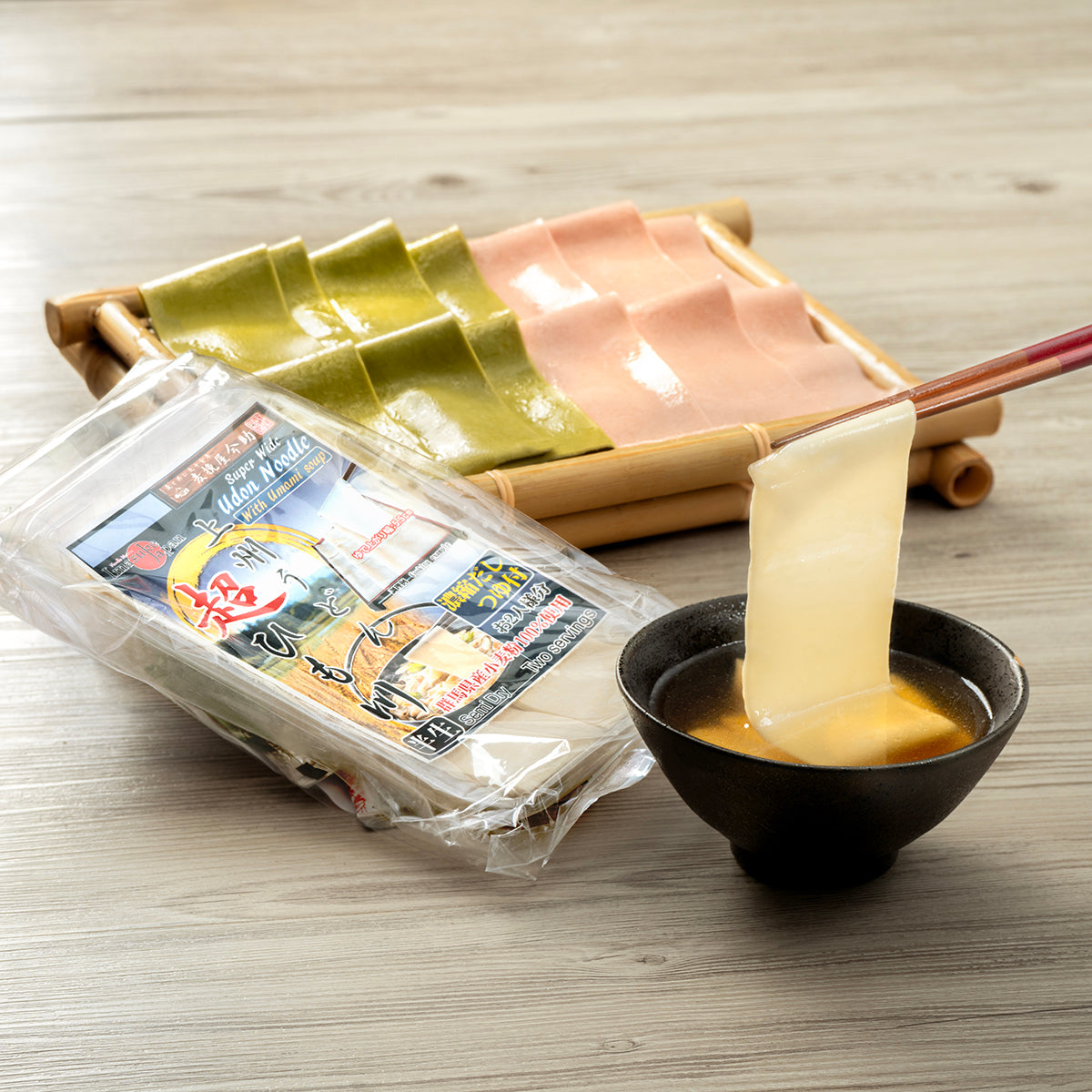 根岸物產麥挽屋今助半生闊烏冬附濃縮麵汁 (260g)