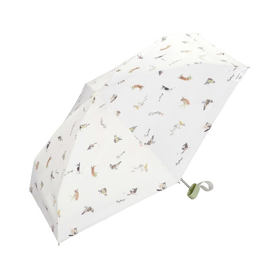 W.P.C. S25 Masayuki Cat Mini Folding Umbrella 47cm - OF