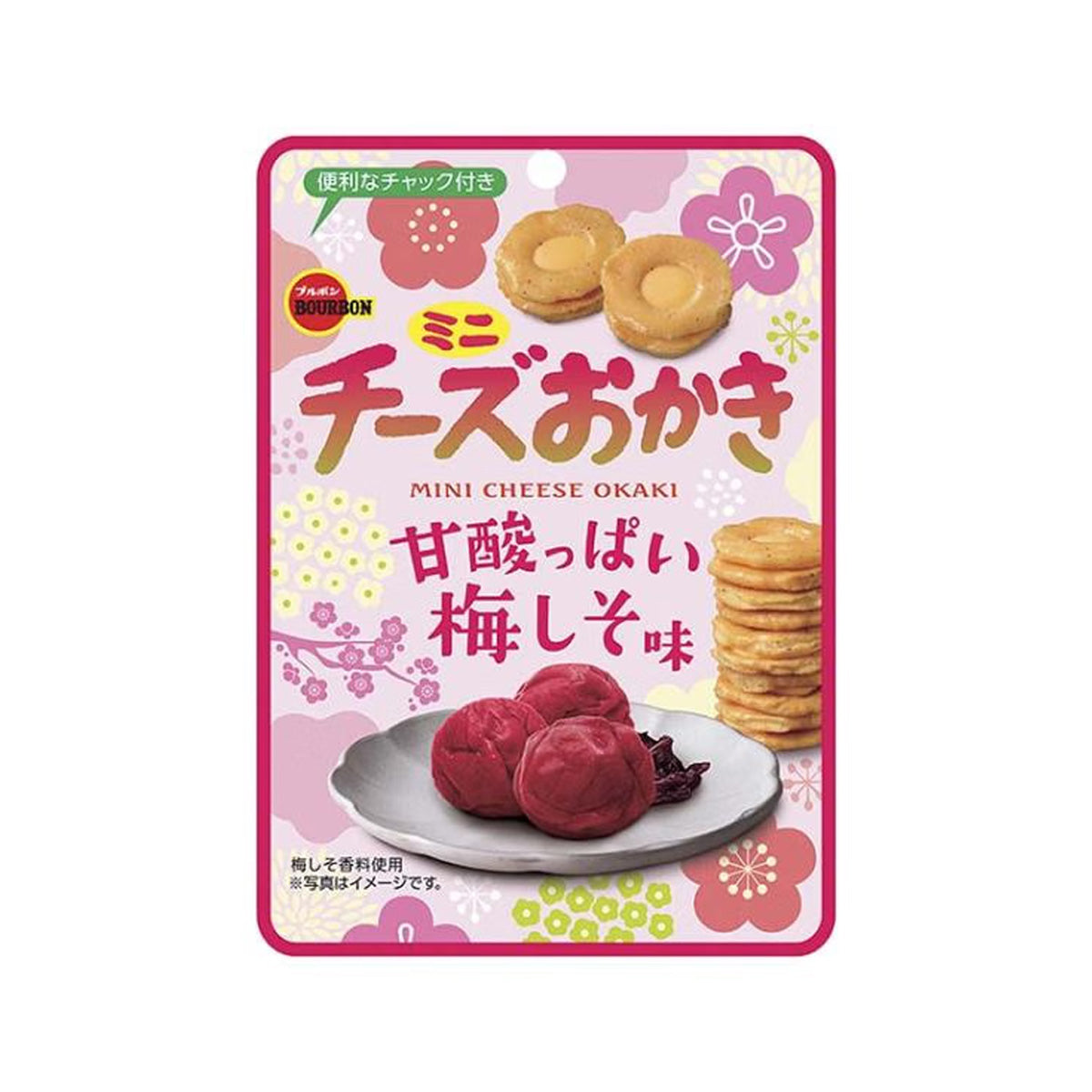 百邦 芝士米餅 - 梅&紫蘇味 (24g)