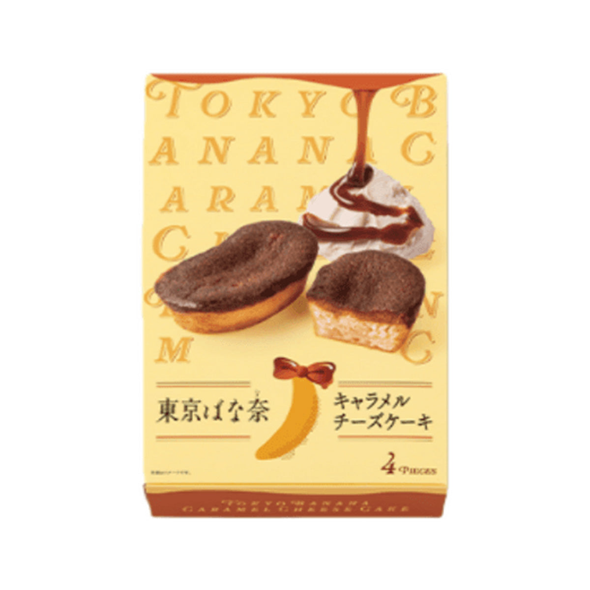 GRAPESTONE Tokyo Banana Caramel Cheese Cake (4pcs)