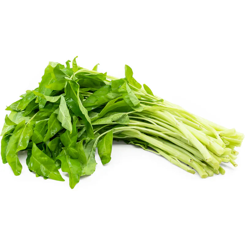Local Organic White Water Spinach (500g)