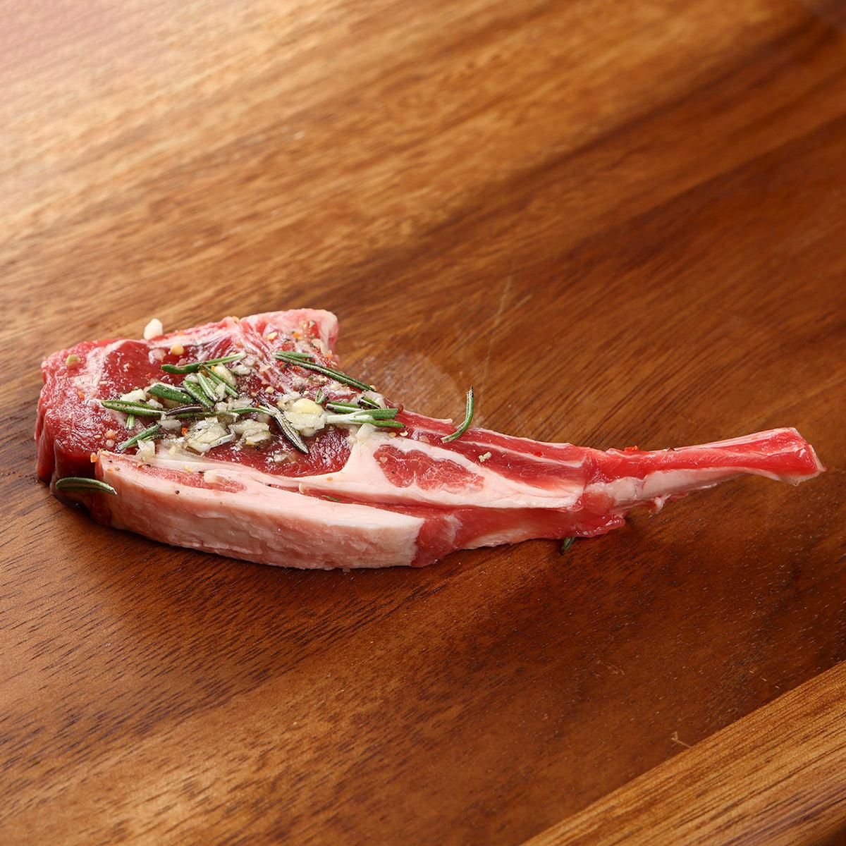 Australian Chilled Lamb Rack Chop with Rosemary & Garlic