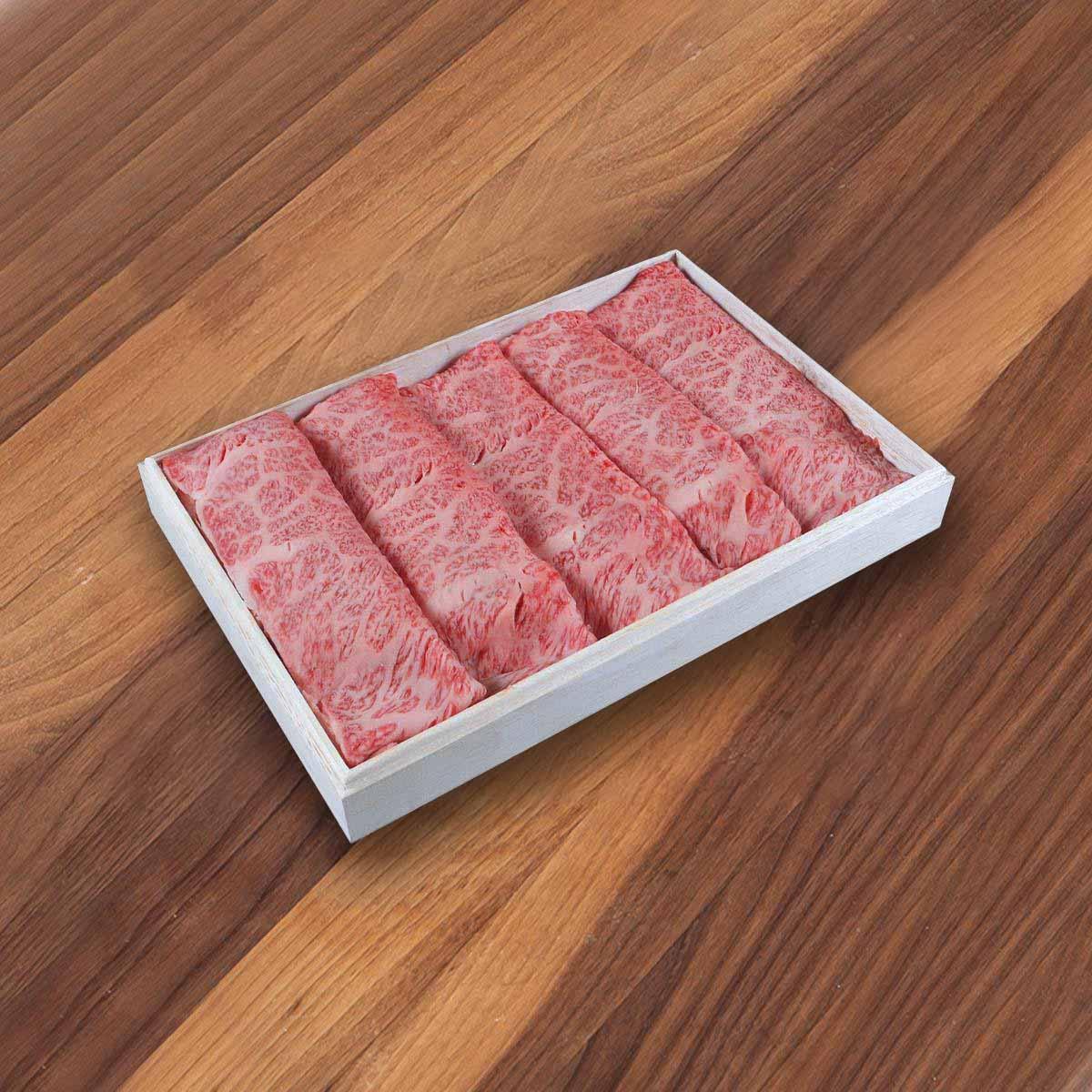 MATSUSAKA GYU Japanese Chilled A5 Grade Matsusaka Wagyu Beef for Sukiyaki (Ito Farm) (200g)