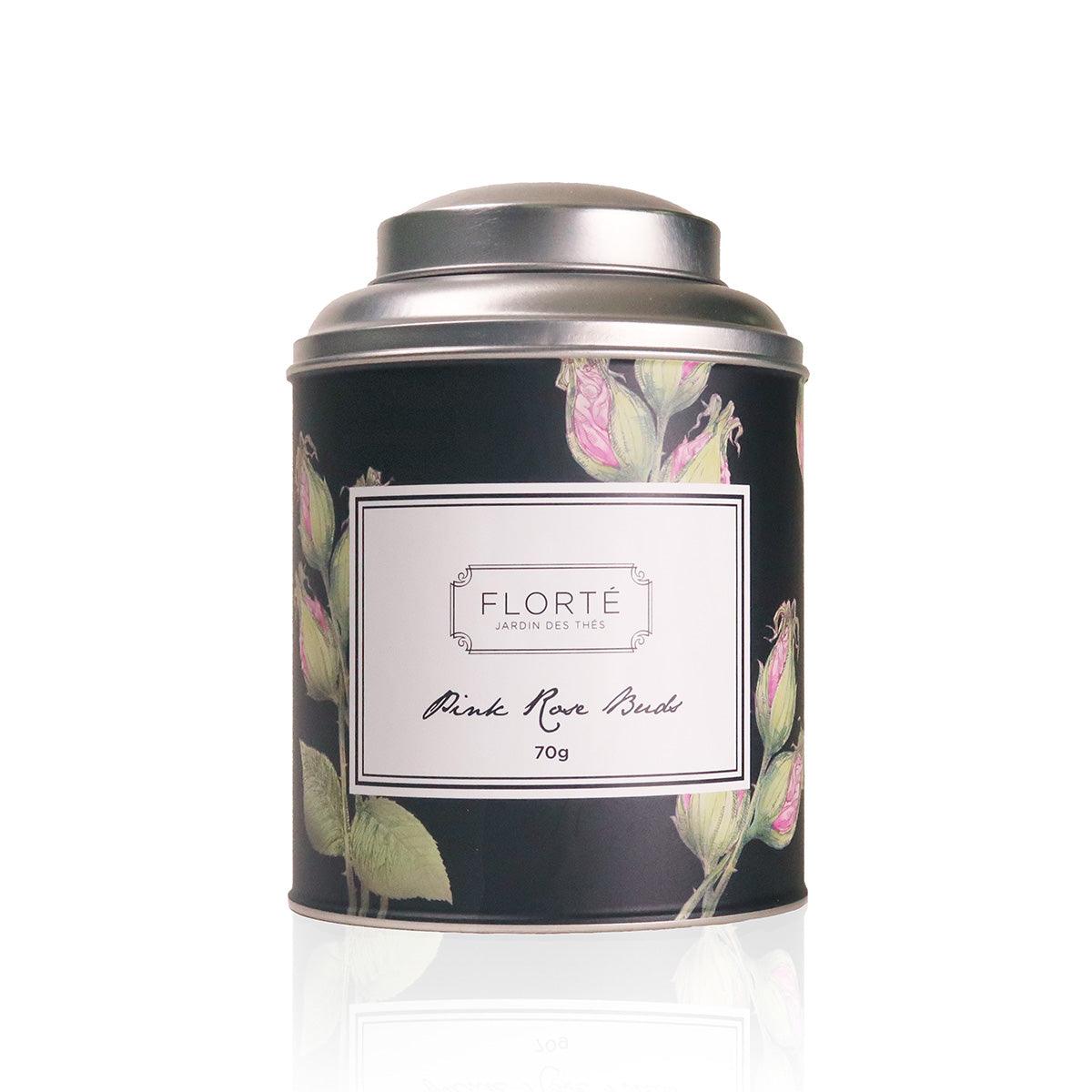 FLORTE Loose Floral Tea - Pink Rose Buds (70g)
