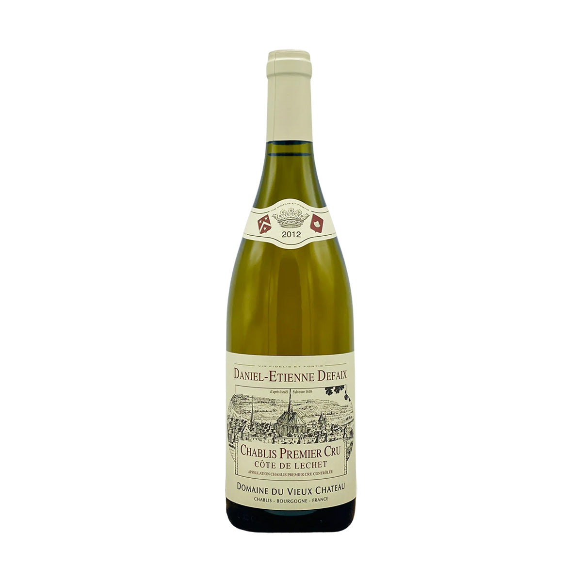 DANIEL ETIENNE DEFAIX Chablis Premier Cru Cote de Lechet 2012 (750mL)