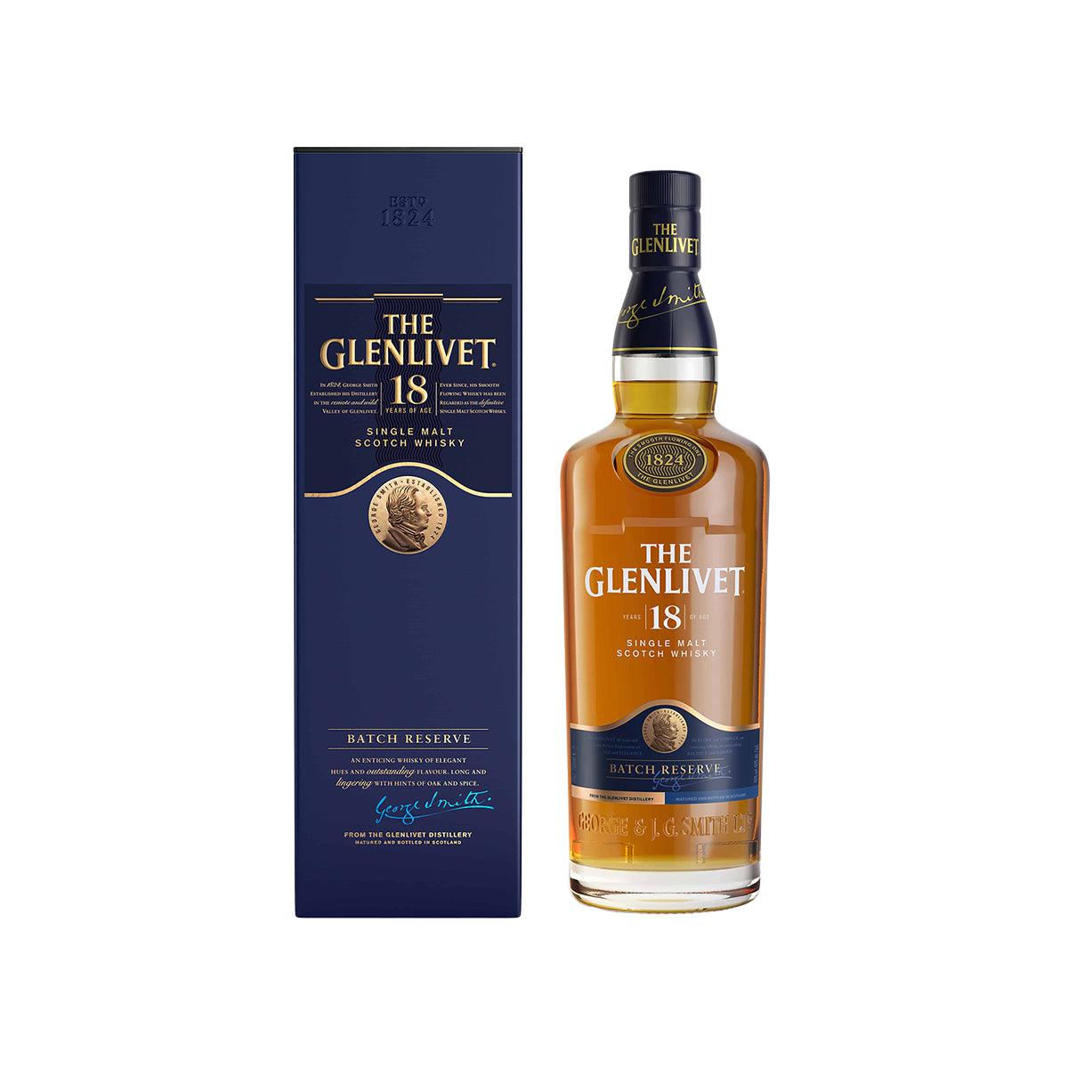 GLENLIVET 18 Years Old Single Malt Whisky 700mL (700mL)