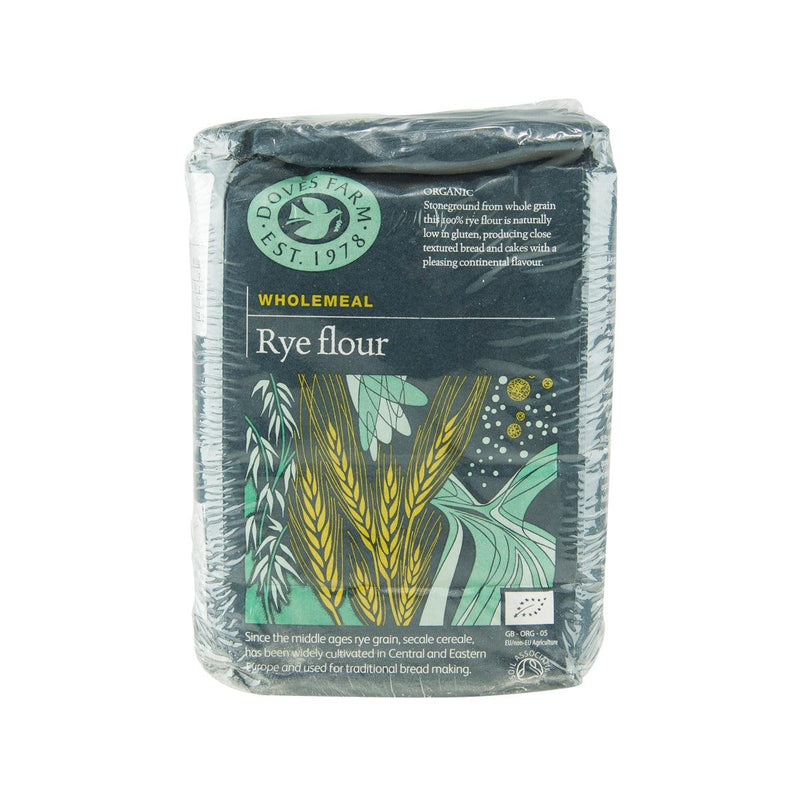 DOVES FARM Organic Wholemeal Rye Flour  (1kg)