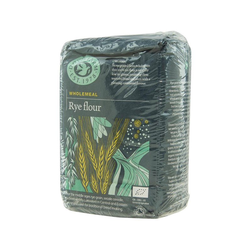 DOVES FARM Organic Wholemeal Rye Flour  (1kg)