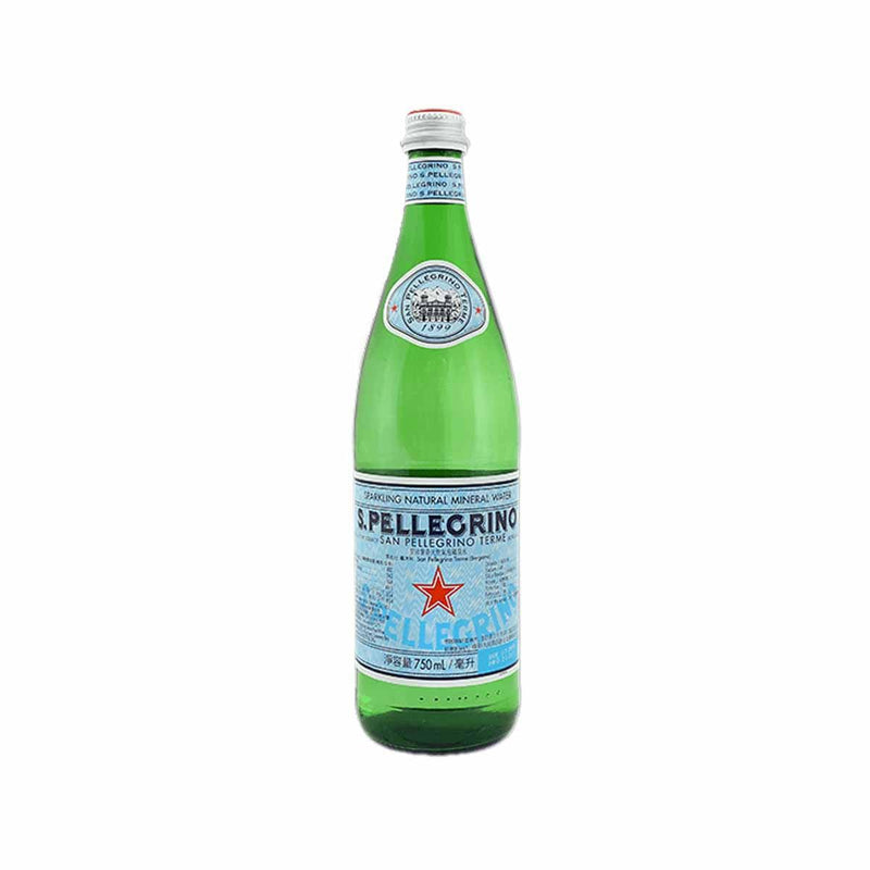 SAN PELLEGRINO Sparkling Natural Mineral Water  (750mL)